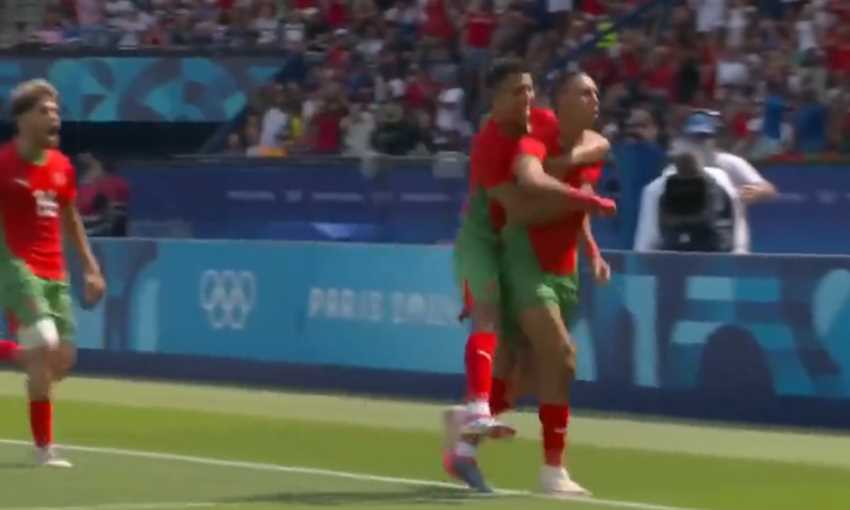 هدف المغرب الأول في أمريكا - سفيان رحيمي (أولمبياد باريس)