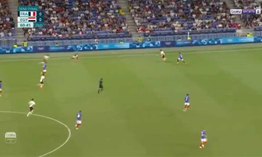 هدف مصر الأول ضد فرنسا - محمود صابر (أولمبياد باريس)