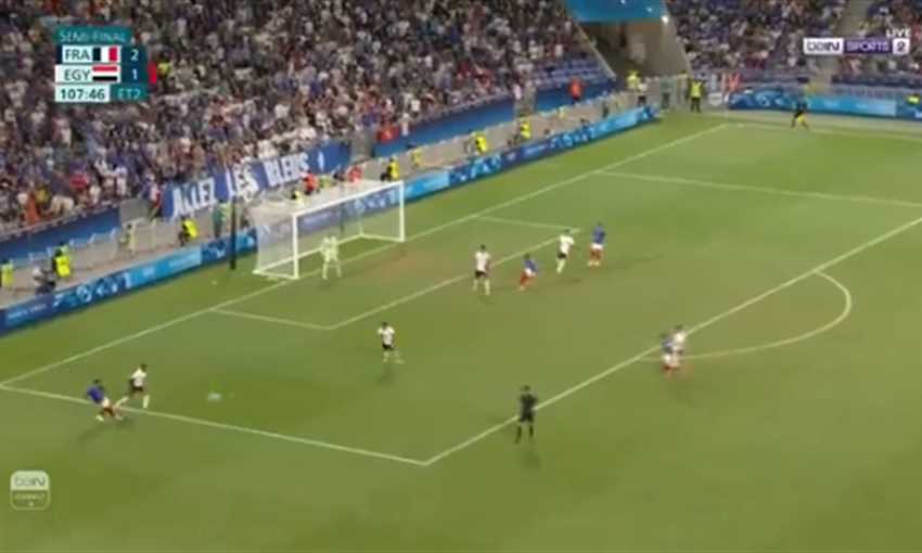 هدف فرنسا الثالث ضد مصر - ميشيل أوليسي (أولمبياد باريس)