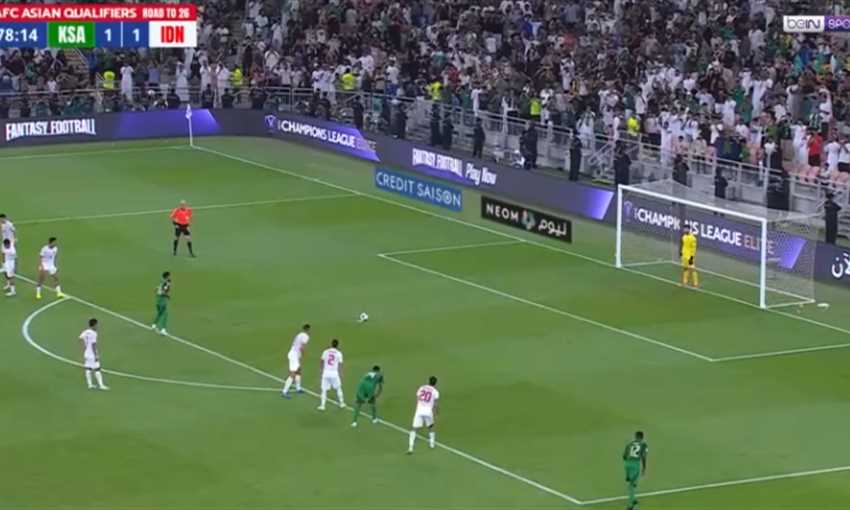 ملخص تعادل السعودية مع إندونيسيا 1-1 (تصفيات كأس العالم)