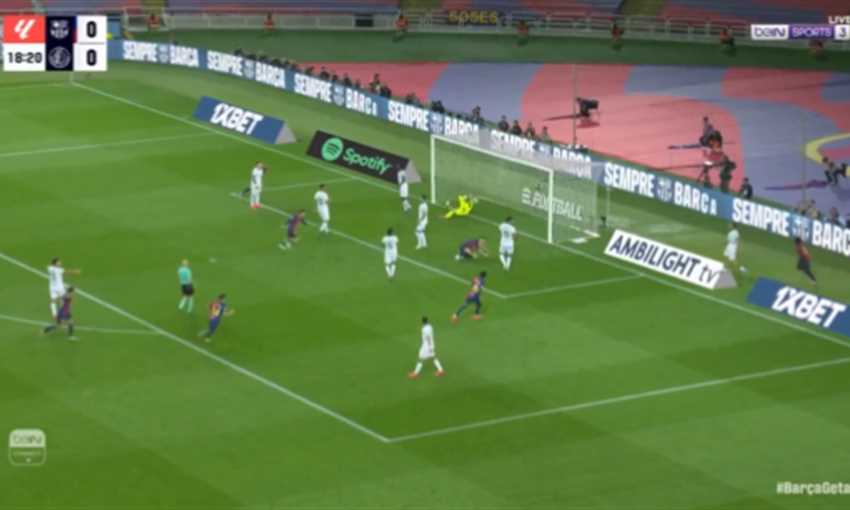 هدف برشلونة الأول ضد خيتافي - روبرت ليفاندوفسكي (الدوري الإسباني)