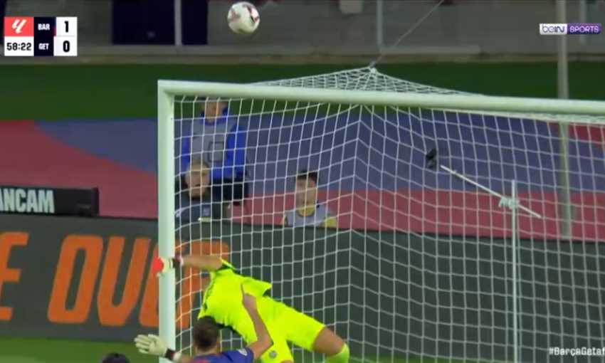 ملخص فوز برشلونة على خيتافي 1-0 (الدوري الإسباني)