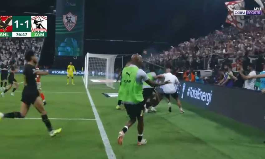 هدف الزمالك الأول ضد الأهلي - ناصر منسي (السوبر الإفريقي)