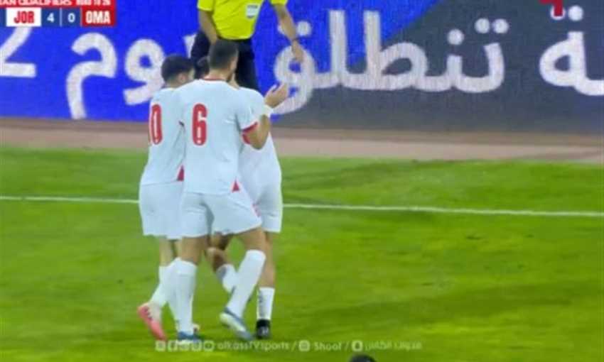  هدف الأردن الرابع أمام عمان - علي علوان (تصفيات كأس العالم)