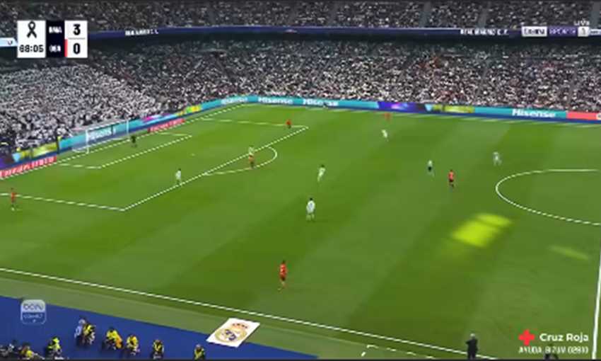 هدف ريال مدريد الرابع ضد أوساسونا - فينيسيوس جونيور (الدوري الإسباني)