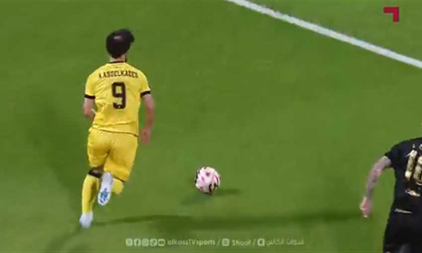 هدف قطر الأول ضد الريان - أحمد عبد القادر (الدوري القطري)