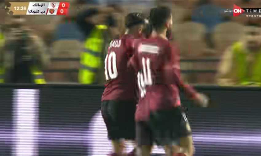 هدف سيراميكا الأول ضد الزمالك - إسلام عيسى (الدوري المصري)