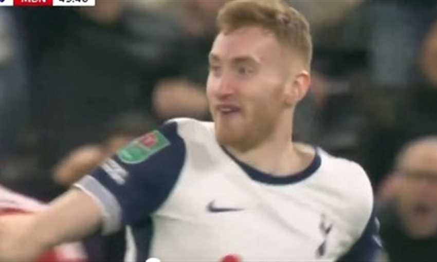 هدف توتنام الثاني أمام مانشستر يونايتد - كولوسيفسكي (كأس الرابطة)