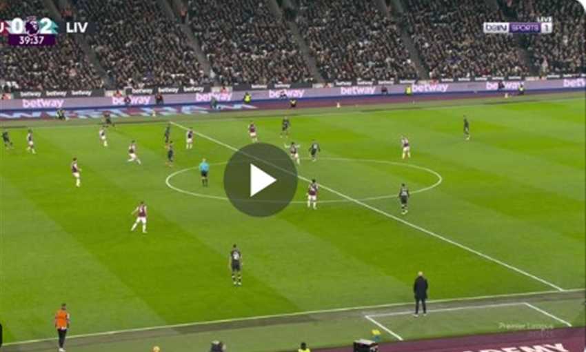 هدف ليفربول الثاني في وست هام - جاكبو (الدوري الإنجليزي)