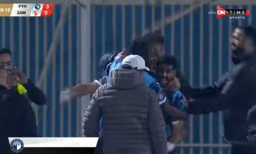 هدف بيراميدز الثالث ضد الزمالك - إبراهيم عادل (الدوري المصري)