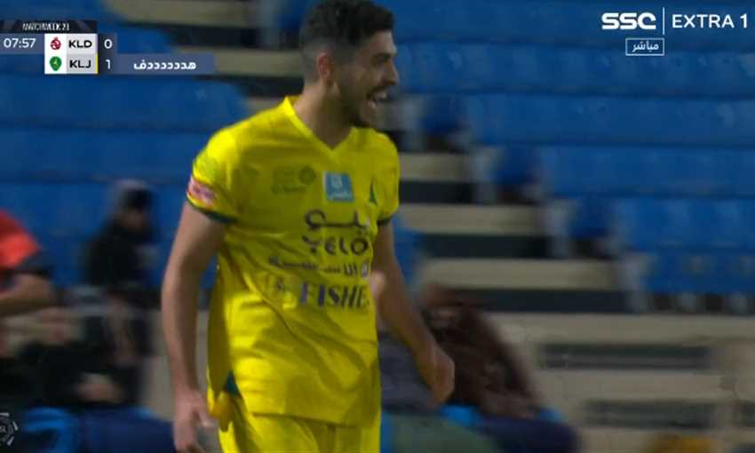 هدف الخليج الأول ضد الخلود - محمد شريف (الدوري السعودي)