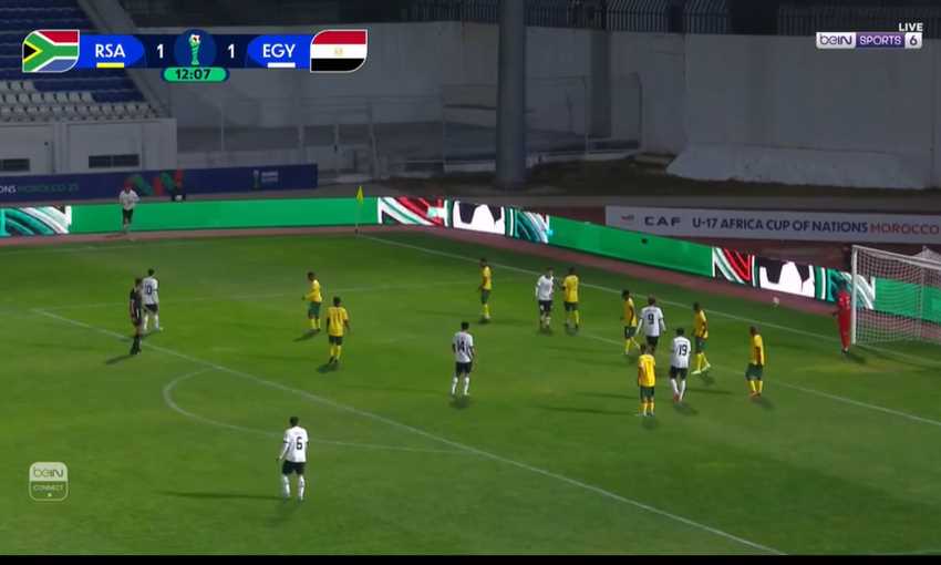 هدف مصر الثاني الرائع ضد جنوب إفريقيا - أنس رشدي (أمم إفريقيا للناشئين)