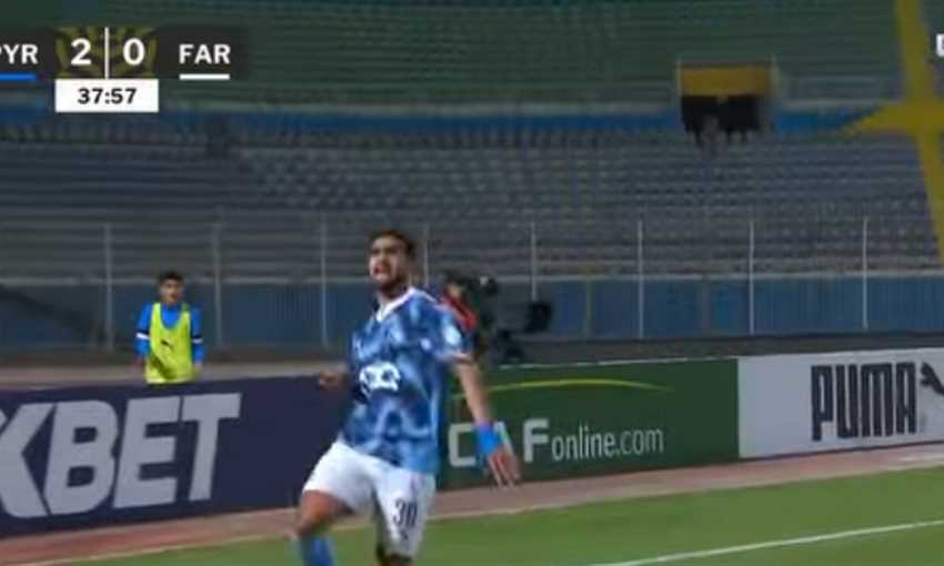 هدف بيراميدز الثالث في الجيش الملكي - إبراهيم عادل (دوري أبطال إفريقيا)