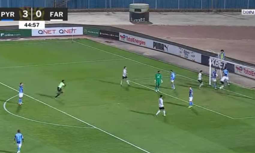 هدف الجيش الملكي الأول في بيراميدز - عبد الفتاح حيدراف (دوري أبطال إفريقيا)