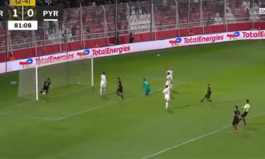 هدف الجيش الملكي الثاني في بيراميدز - جويل بيا (دوري أبطال إفريقيا)