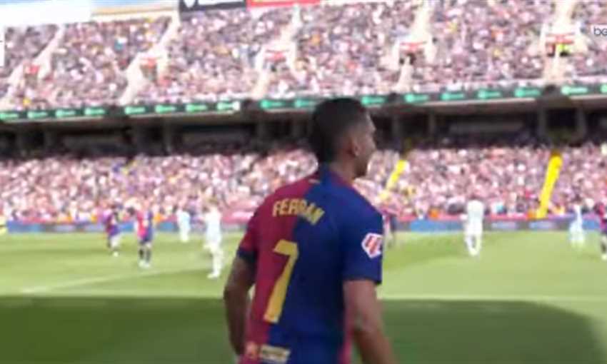 هدف برشلونة الأول في سيلتا فيجو - فيران توريس (الدوري الإسباني)