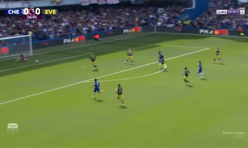 هدف فوز تشيلسي على إيفرتون - نيكولاس جاكسون (الدوري الإنجليزي)