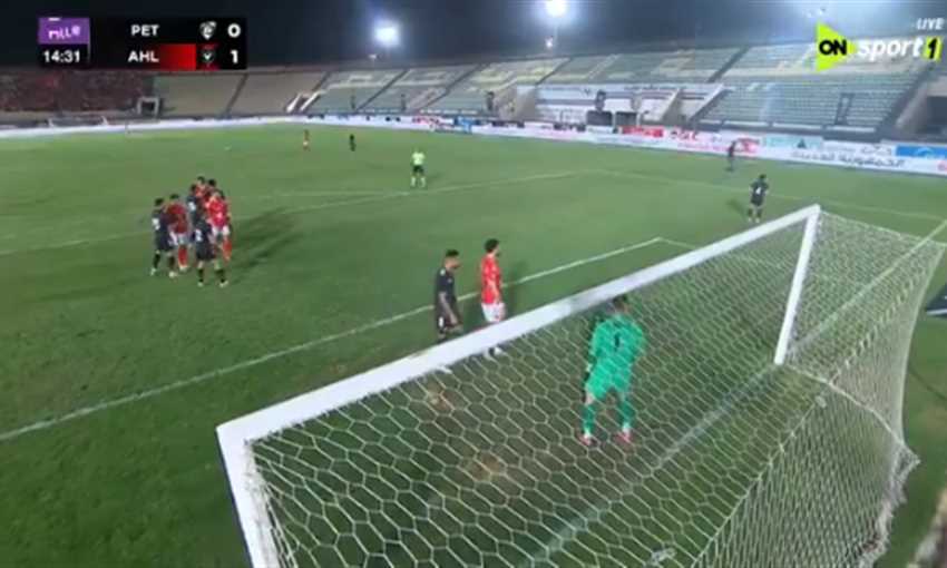 هدف الأهلي الثاني ضد بتروجت - عمرو السولية (الدوري المصري)