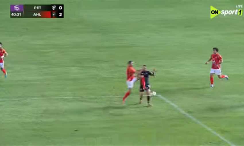 هدف بتروجت الأول ضد الأهلي - رشاد المتولي (الدوري المصري)