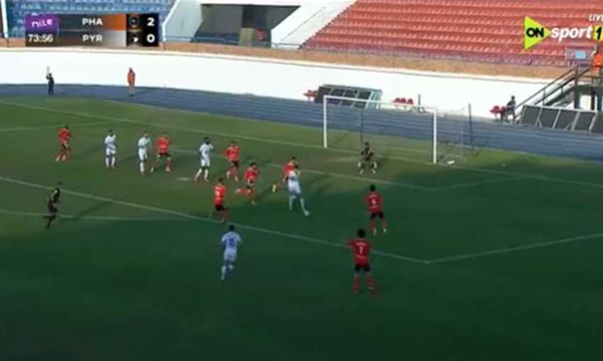 هدف بيراميدز الأول في فاركو - إبراهيم عادل (الدوري المصري)