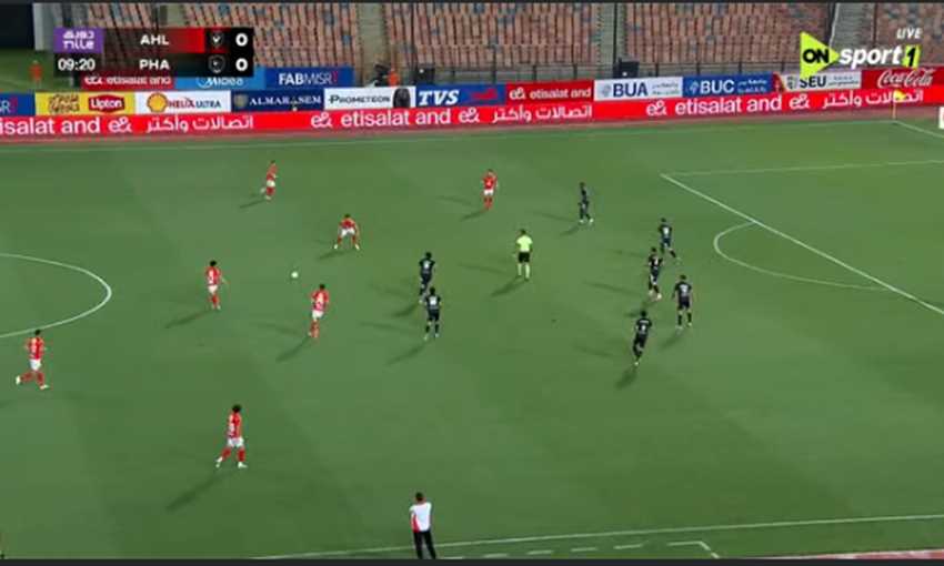 هدف الأهلي الأول ضد فاركو - وسام أبو علي - (الدوري المصري)