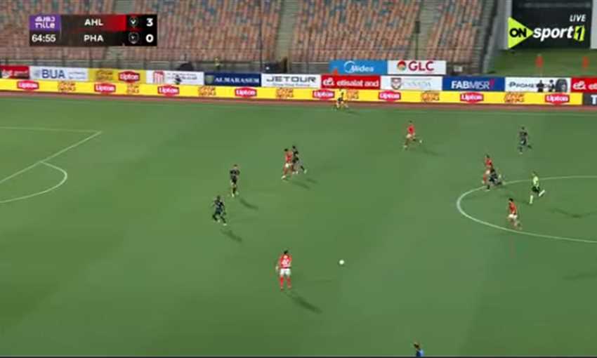 هدف الأهلي الرابع ضد فاركو - وسام أبو علي (الدوري المصري)