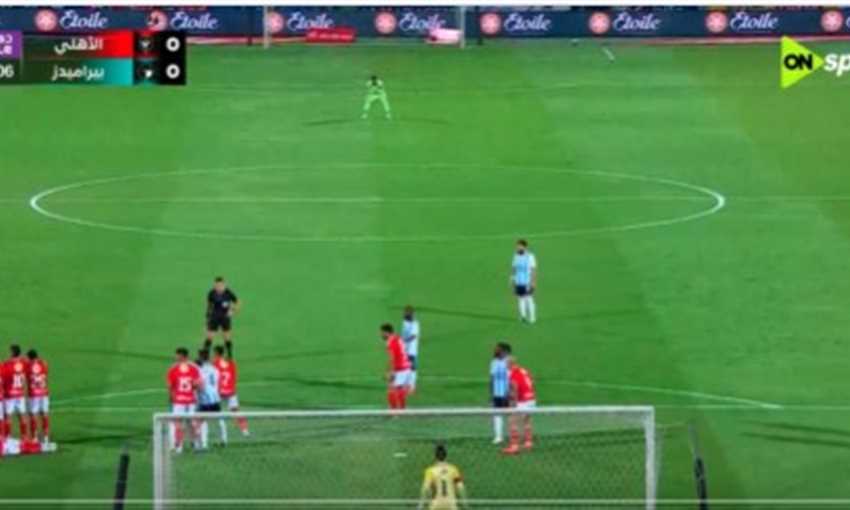 هدف بيراميدز الأول في الأهلي - وليد الكرتي (الدوري المصري)