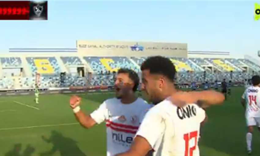 هدف الزمالك الأول في غزل المحلة - أحمد ربيع (الدوري المصري)