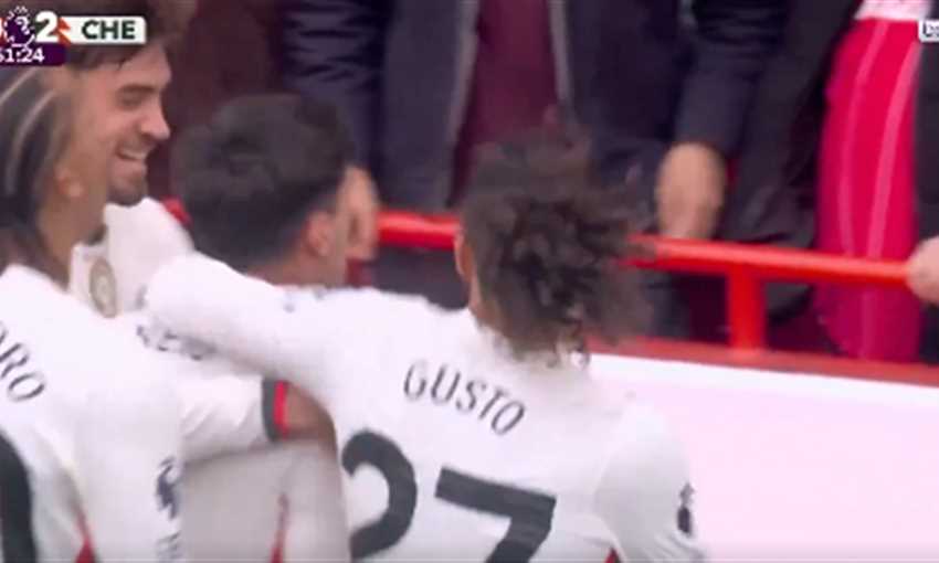 هدف تشيلسي الثاني في نوتينجام - بيدرو نيتو (الدوري الإنجليزي)