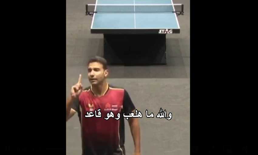 تنس طاولة - مشادة كلامية بين عمر عصر ومحمود أشرف ثنائي منتخب مصر