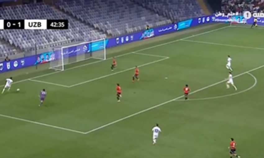 هدف أوزبكستان الثاني في مصر - أورونوف (كأس العين الدولية)