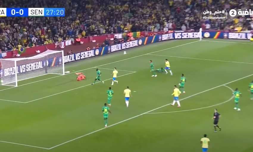 هدفا فوز البرازيل على السنغال 2-0 (مباراة ودية)