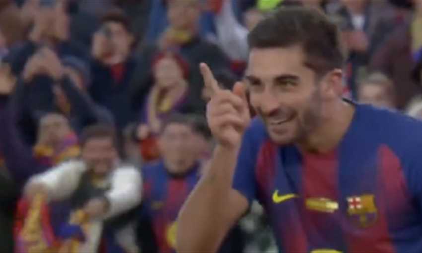 هدف برشلونة الثاني في أتلتيك بلباو - توريس (الدوري الإسباني)