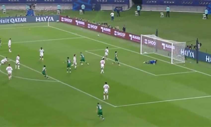 هدف تعادل سوريا أمام قطر - عمر خربين (كأس العرب)