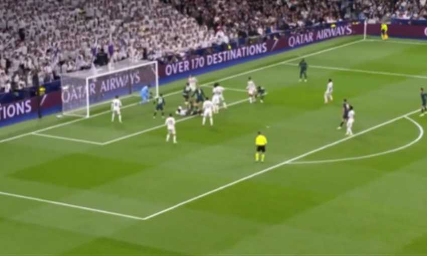هدف مانشستر سيتي الأول ضد ريال مدريد - نيكو أورايلي (دوري أبطال أوروبا)