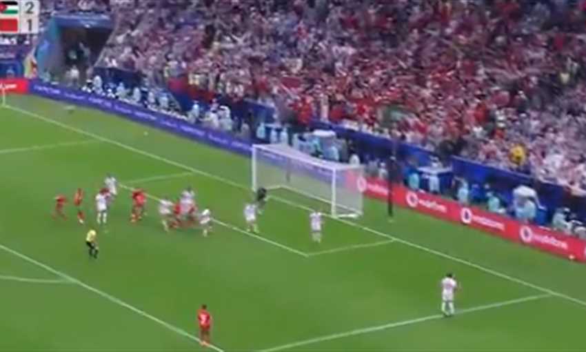 هدف المغرب الثاني ضد الأردن - حمد الله (نهائي كأس العرب)