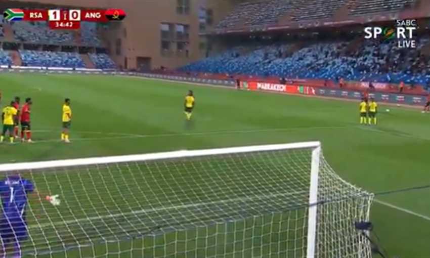 هدف تعادل أنجولا ضد جنوب إفريقيا - مانويل شو (أمم إفريقيا)