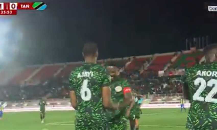 هدف نيجيريا الأول في تنزانيا - سيمي أجايي (أمم إفريقيا)
