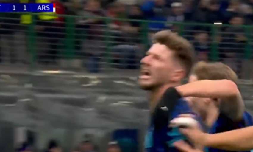 هدف إنتر الأول في أرسنال - سوتسيتش (دوري أبطال أوروبا)