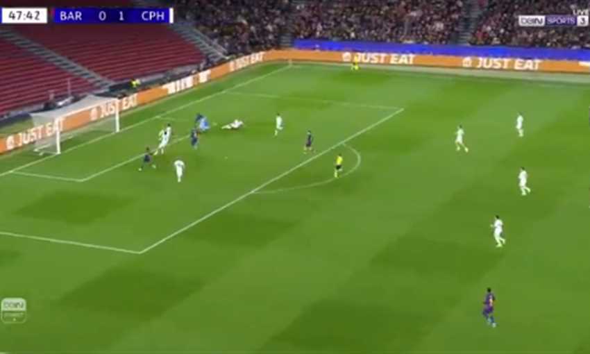 هدف برشلونة الأول ضد كوبنهاجن - روبرت ليفاندوفسكي (دوري أبطال أوروبا)