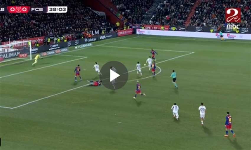 هدف برشلونة الأول في ألباسيتي - لامين يامال (كأس إسبانيا)