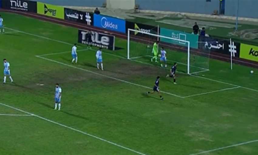 هدف إنبي الأول أمام بيراميدز - أقطاي عبد الله (الدوري المصري)