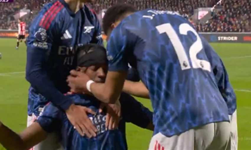 هدف أرسنال الأول أمام برينتفورد - نوني مادويكي (الدوري الإنجليزي)