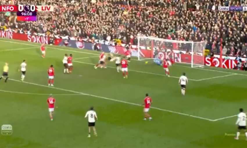 هدف ليفربول الأول ضد نوتنجهام - ماك أليستر (الدوري الإنجليزي)