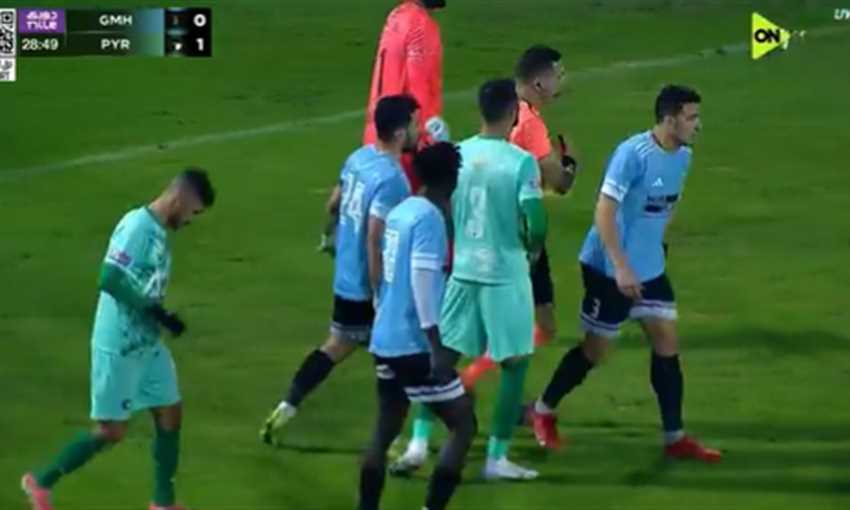 هدف غزل المحلة الأول ضد بيراميدز - ويليامز صنداي (الدوري المصري)