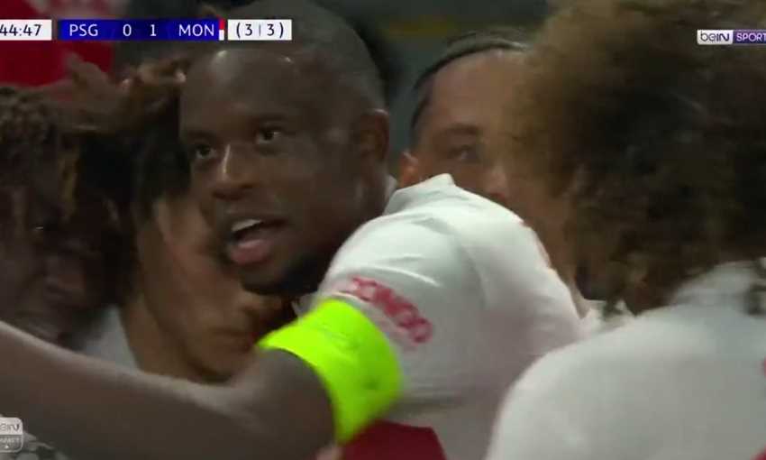 هدف موناكو الأول ضد باريس سان جيرمان (دوري أبطال أوروبا)