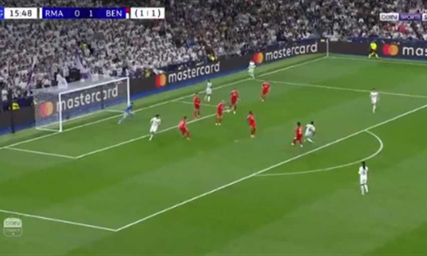 هدف ريال مدريد الأول ضد بنفيكا - أوريلين تشواميني (أبطال أوروبا)