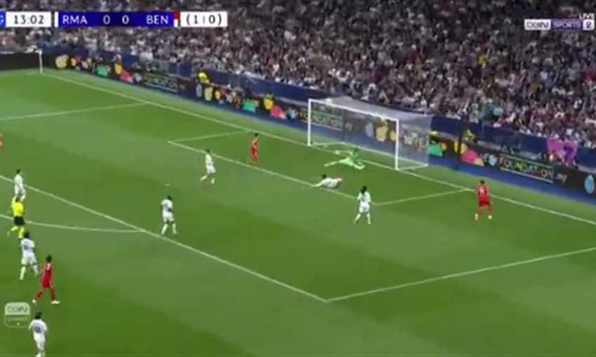 هدف بنفيكا الأول ضد ريال مدريد - رافا سيلفا (دوري أبطال أوروبا)