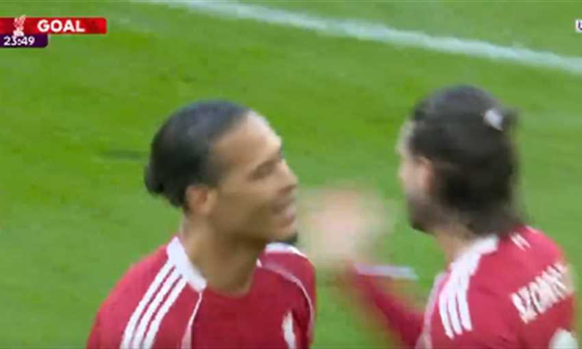 هدف ليفربول الثاني في وست هام - فان دايك (الدوري الإنجليزي)