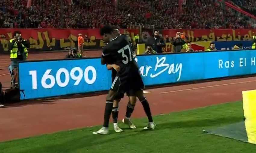 هدف زد الأول في الأهلي - مصطفى سعد (الدوري المصري)